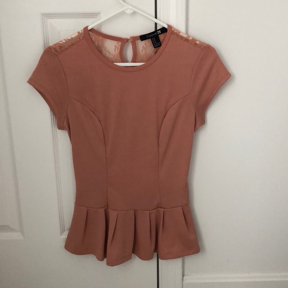 Pink peblem shirt
